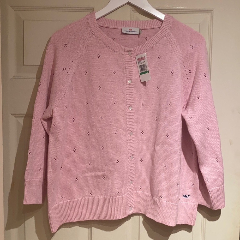 Vineyard Vines pointelle cardigan